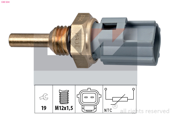 Senzor,temperatura lichid de racire 530 334 KW